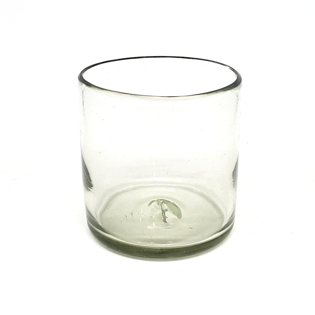 MEXICAN GLASSWARE / Clear 12 oz Large DOF Glasses (set of 6)